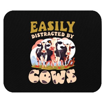 Discover Cow Farmer Distracted By Cows Mouse Pads