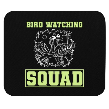 Discover Funny Bird Watcher Ornithologist Mouse Pads