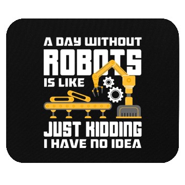 Discover Funny Robotics Robot Engineering Programming Mouse Pads