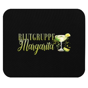 Discover Blutgruppe Margarita Tequila Stag Party Mouse Pads