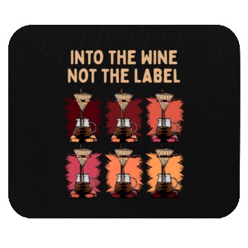 Discover Funny Wine Lover Drinking Champagne Mouse Pads