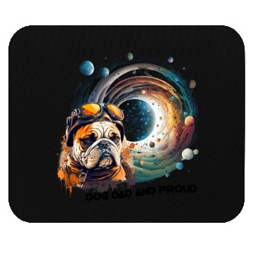 Discover Dog Dad and Proud Mouse Pads