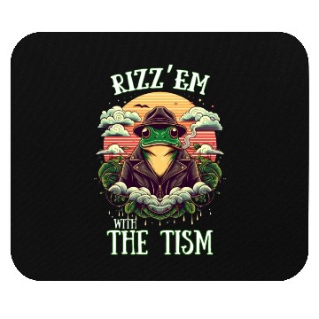 Discover Rizz Em With The Tism , classic Mouse Pads