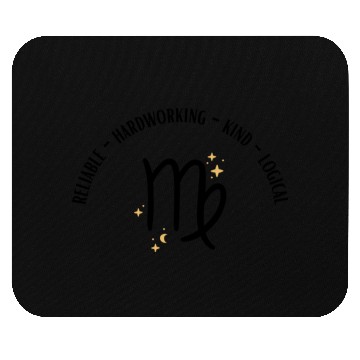 Discover Virgo Zodiac Sign Design: Reliable, Hardworking Mouse Pads
