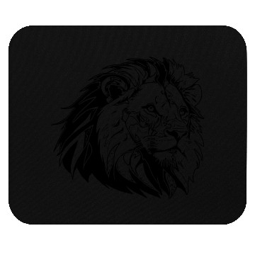 Discover Lion Face Mouse Pads