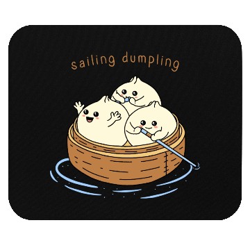 Discover Happy Sailing Dumpling Mouse Pads