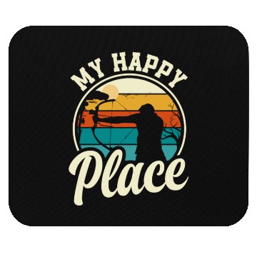 Discover Retro Bow Archery Archer Mouse Pads