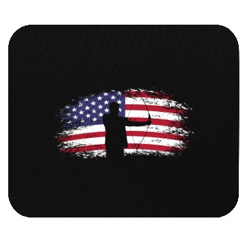 Discover Archery Bow America USA Mouse Pads