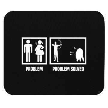 Discover Funny Archery Archer Problem Mouse Pads