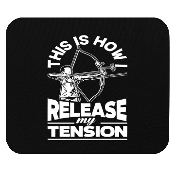 Discover Bow Archery Pun Mouse Pads