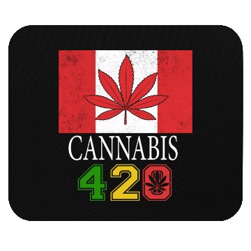Discover Comical 420 Celebrate Herb Weed Marijuana Design Mouse Pads