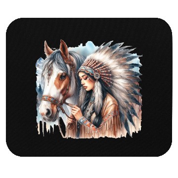 Discover My Horse Friend Mouse Pads