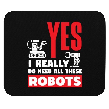 Discover Funny Robotics Robot Engineering Programming Mouse Pads
