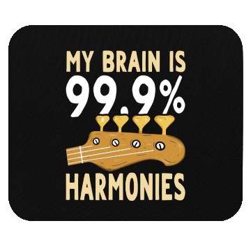 Discover Bass Guitar Player Bassist Mouse Pads