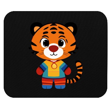 Discover Cute tiger Mouse Pads