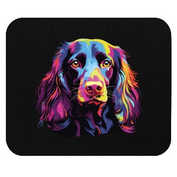 Discover Watercolor Colorful Boykin Spaniel Mouse Pads