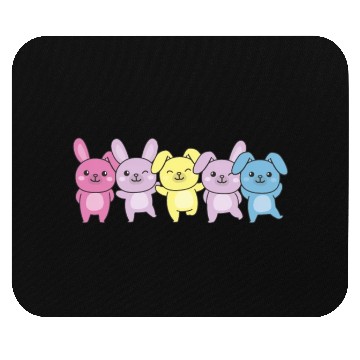 Discover Aporagender Flag Pride Lgbtq Bunny Mouse Pads