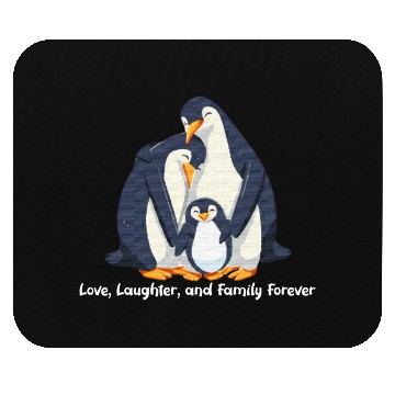 Discover Penguin Family Mouse Pads