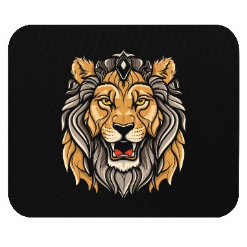 Discover Lion head premium Mouse Pads design