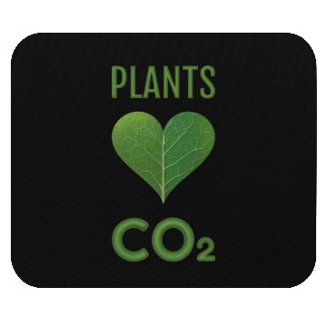Discover PLANTS LOVE CO2 Mouse Pads