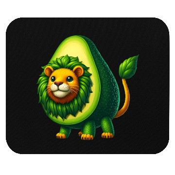 Discover Avocado Lion Mouse Pads