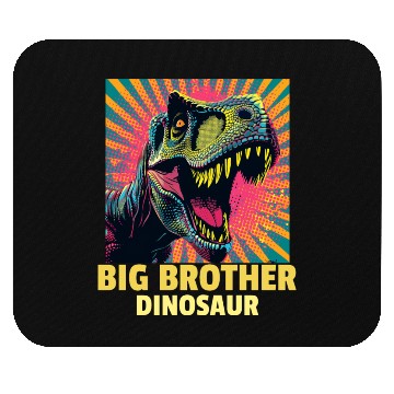 Discover Big Brother Dinosaur Mouse Pads