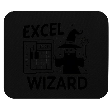 Discover excel wizard funny accountant and bookkeeper gift Mouse Pads