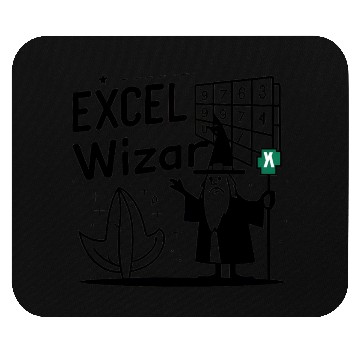Discover excel wizad funny accountant, bookkeeper and audit Mouse Pads