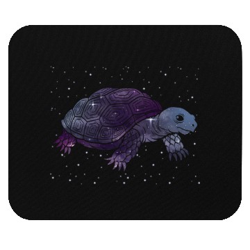 Discover Galactic Turtle Journey Under Starlight Mouse Pads