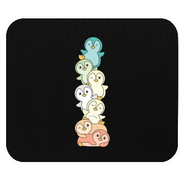 Discover Genderfloren Flag Pride Lgbtq Cute Penguin Mouse Pads