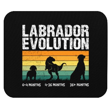 Discover Labrador EVOLUTION Labrador Lovers Funny Mouse Pads