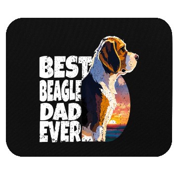 Discover BEST BEAGLE DAD EVER Mouse Pads