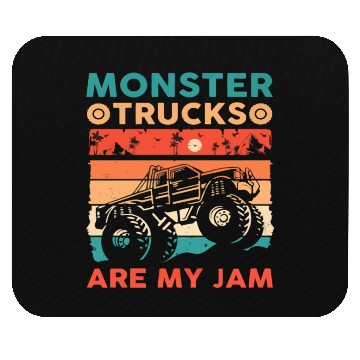 Discover Monster Truck Are My Jam Mouse Pads