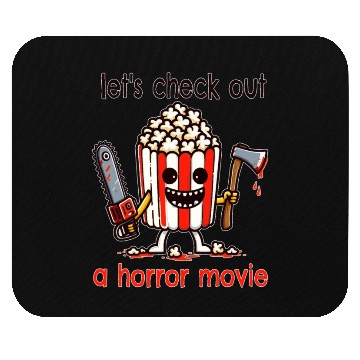 Discover let's check out a horror movie Mouse Pads