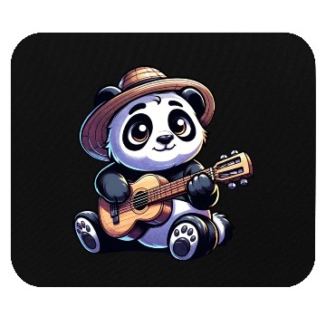 Discover Cool Panda Guitarist Music Mouse Pads