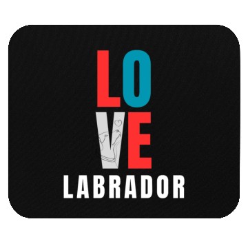 Discover Labrador Love | Dog Lover Mouse Pads