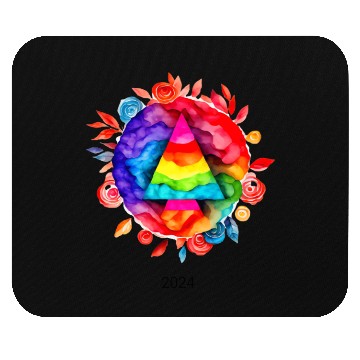 Discover Pride, Colorful Abstract Mouse Pads, Watercolor Ae