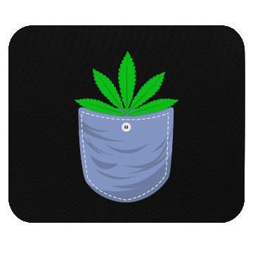 Discover Jesting 420 Pocket Of Herb Weed Marijuana Design Mouse Pads