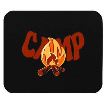 Discover a campfire icon Mouse Pads