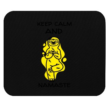 Discover keep calm and namaste Mouse Pads