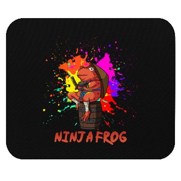 Discover Ninja Frog Mouse Pads