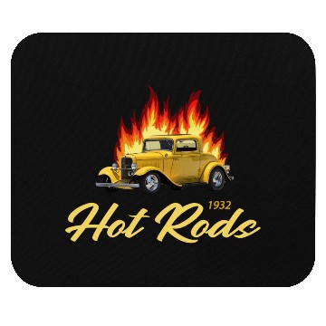 Discover 1932 VINTAGE HOT ROD CAR Mouse Pads