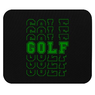 Discover Golf Sport Multi Word Style Mouse Pads