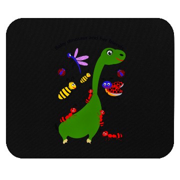 Discover Beautiful Baby dinosaur and her friends  D83E DD70 D83E DD70 D83E DD70 Mouse Pads