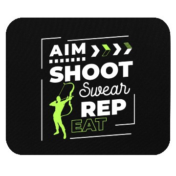 Discover Archery Longbow Bow Club Mouse Pads