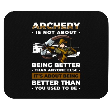 Discover Archery Longbow Bow Hit Mouse Pads