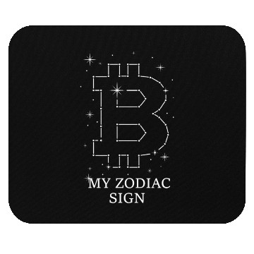 Discover Bitcoin Constellation Funny Crypto Currency Trader Mouse Pads