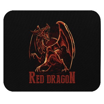 Discover Red Dragon Mouse Pads