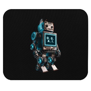 Discover OG AI Robot Art Mouse Pads