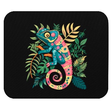 Discover Chameleonaire A Rich Lizard for Lizard Pet Lover Mouse Pads
